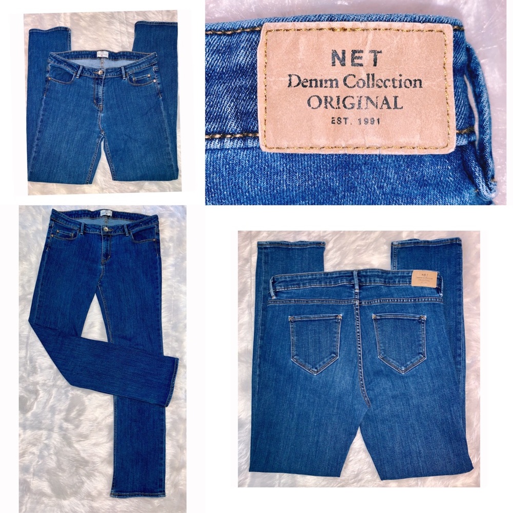 Net Denim Bootcut Blue Jeans